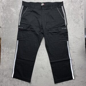 Tesla Work Pants Men's 44x30 Black Reflective Employee Official 8412R Uniform